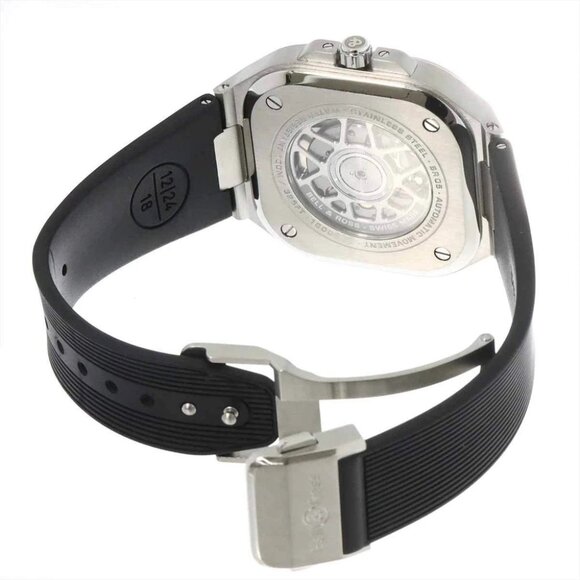 Bell & Ross BR05 BLACKSTEEL BR05G-BL-ST/SRB GMT Automatic Date 90275872 - Picture 3 of 8